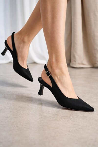 BellaPiede Women's Pointed Toe Slingback (6 cm) Heeled Shoes |   Elegant Buck...