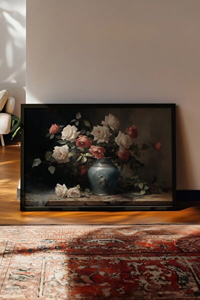 Postifull Vintage slika, poster u crnoj ramovini, vintage zidni dekor