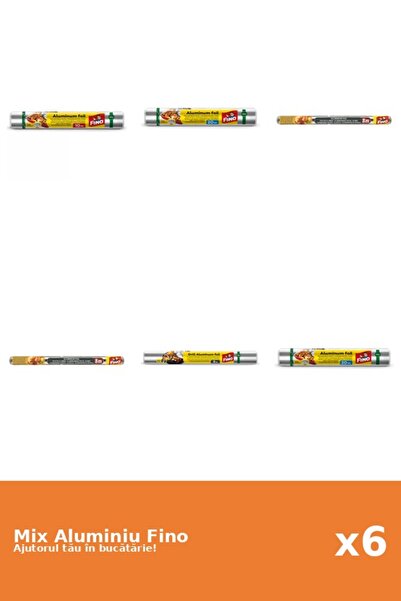 Fino Set 6 Aluminiu Fino: 1x 10 m, 2x 20 m, 3x 8 m