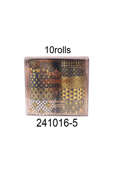 Choice6 النمط E، 6 لفات/علبة، شريط واشي للختم الساخن، مناسب للكتب اليدوية، وا...