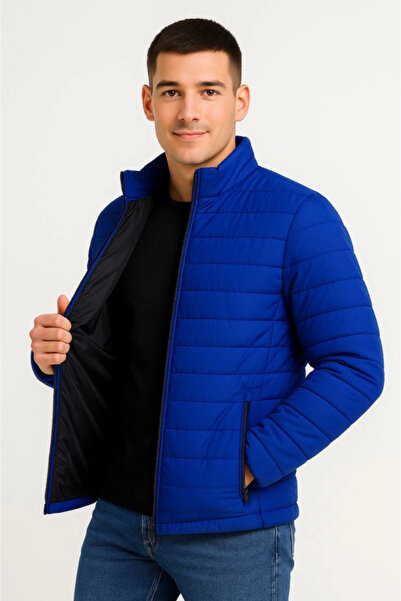 Aymood Men's Bomber Jacket – Water Repellent Fabric, Quilted Lining, Zipper C...