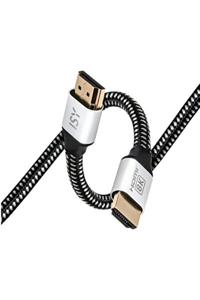 Isy IHD-5020 Cablu HDMI 2.1 de Ultra Mare Viteză 4K 120Hz 2.0m