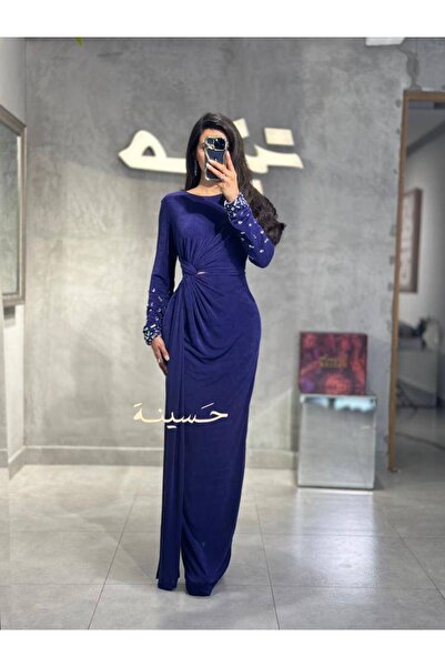 hasinah Luxurious royal purple dress