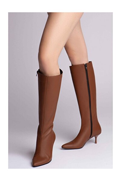 The 5th Element Cizme Dama Piele Naturala Camel Melina