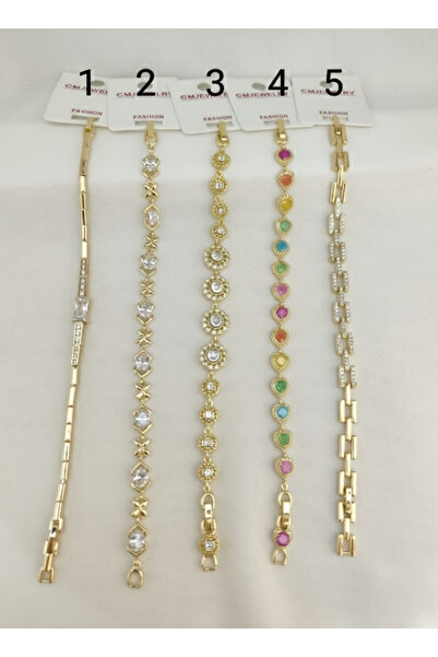 Ervalina Taşlı Figür Kararmaz Bileklikler