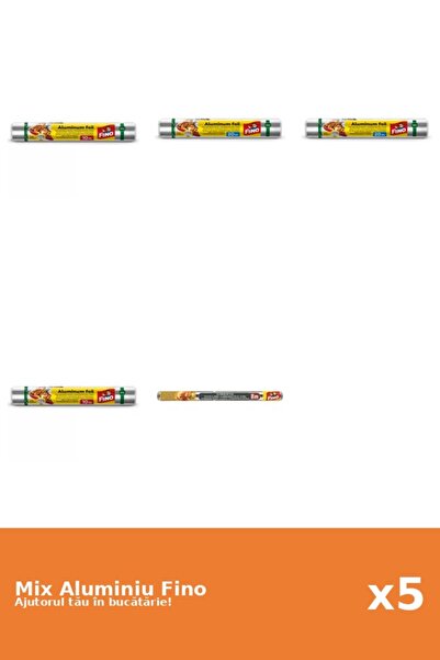 Fino Set 5 Aluminiu Fino: 2x 10 m, 2x 20 m, 1x 8 m