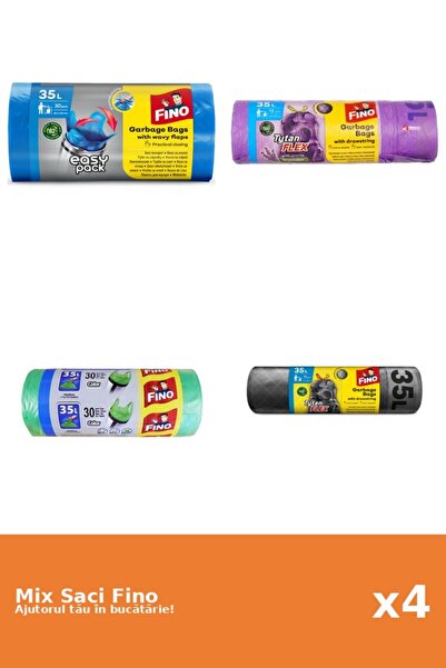 Fino Set of 4 Fino bags: 2x 30 pcs, 2x 35 l