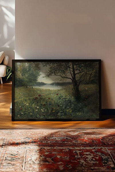 Postifull Vintage ζωγραφική, αφίσα με μαύρο πλαίσιο, vintage διακόσμηση τοίχου