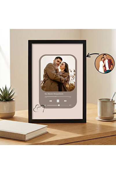 artemoris Kişiye Özel Spotify Şarkı Poster | Çerçeveli Fotoğraflı Müzik Çalar...