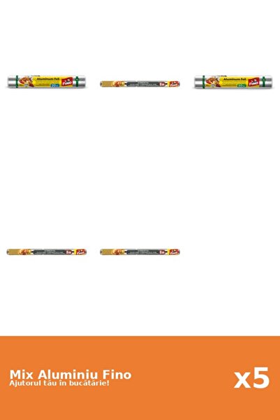 Fino Set 5 Aluminiu Fino: 1x 20 m, 3x 8 m, 1x 30 m