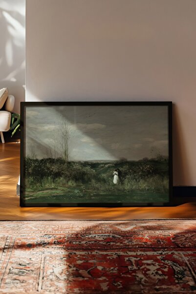 Postifull Vintage Tablo, Siyah Çerçeveli Poster, Vintage Duvar Dekoru