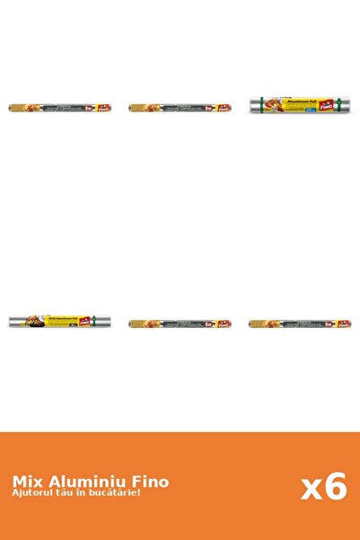 Fino Set 6 Aluminiu Fino: 5x 8 m, 1x 20 m