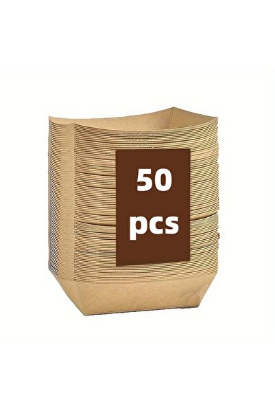 Choice صواني طعام من ورق الكرافت، 50 قطعة أو 100 قطعة، صواني طعام متينة، سلال...