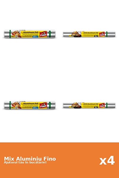 Fino Set 4 Aluminiu Fino: 2x 20 m, 2x 8 m