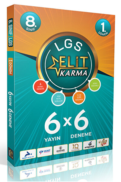 paraf yayınları ELİT KARMA 8.SINIF FASİKÜL DENEME 6 X 6
