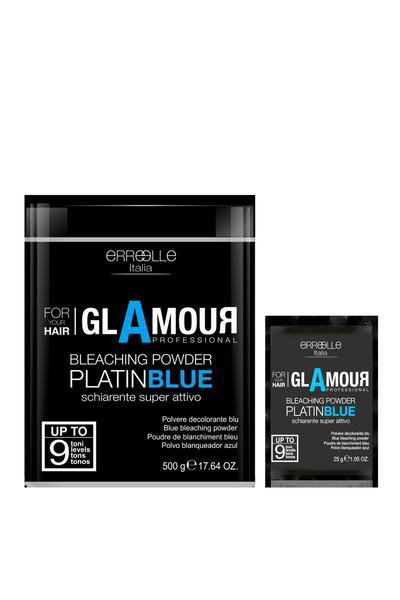 ERREELLE BLUE BLEACHING POWDER 9 TONES, 500 G