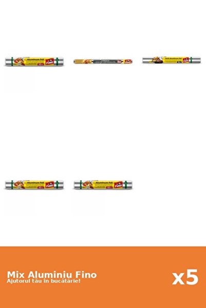 Fino Set 5 Aluminiu Fino: 3x 10 m, 2x 8 m