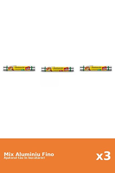 Fino Set 3 Aluminiu Fino: 2x 30 m, 1x 10 m