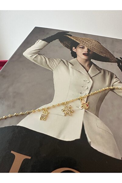 Milena Designer Store Milena Istanbul Three Charms Bracelet (Snowman, Snow an...