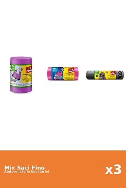 Fino Set 3 Saci Fino: 1x 60l, 1x 40 l, 1x 60 l