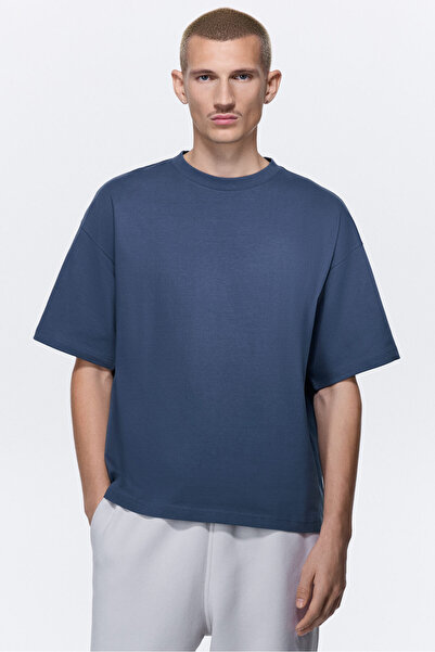 H&M Pamuklu Tişört Oversized Fit