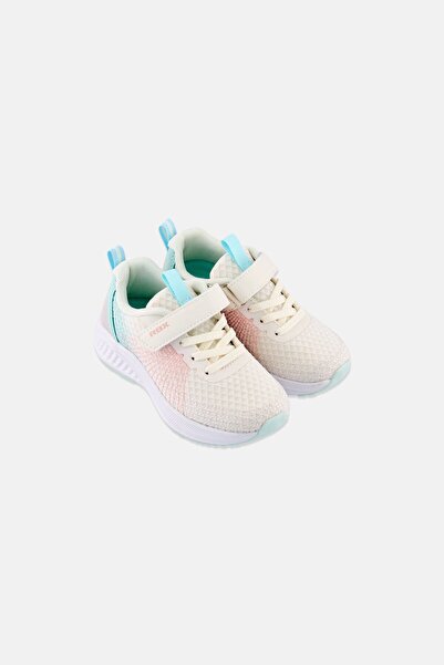 RBX Toddlers Girl Brand Logo Velcro Closure Running Shoes, White