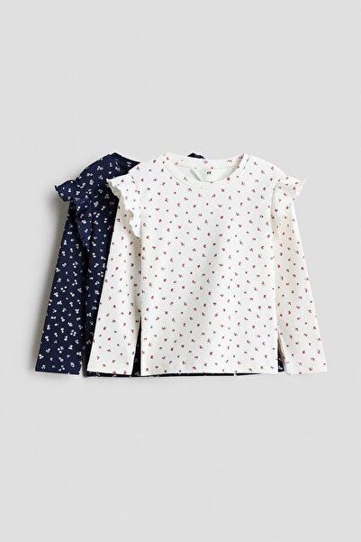 H&M 2'li Farbalalı Üst