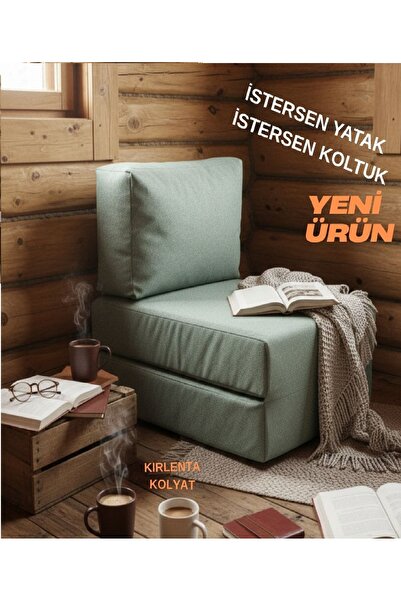 Kırlenta KOLYAT KATLANIR YATAK KOLTUK KANEPE BERJER MODÜLER MOBİLYA