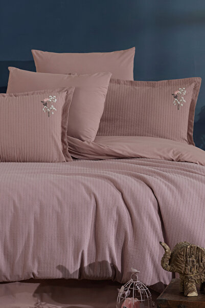 Nordqueen 100% Cotton Double Embroidered Duvet Cover Set Eveya