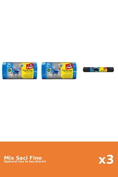 Fino Set 3 Saci Fino: 2x 30 buc, 1x 120 l