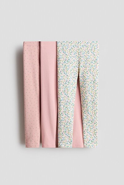 H&M 3'lü Pamuklu Tayt