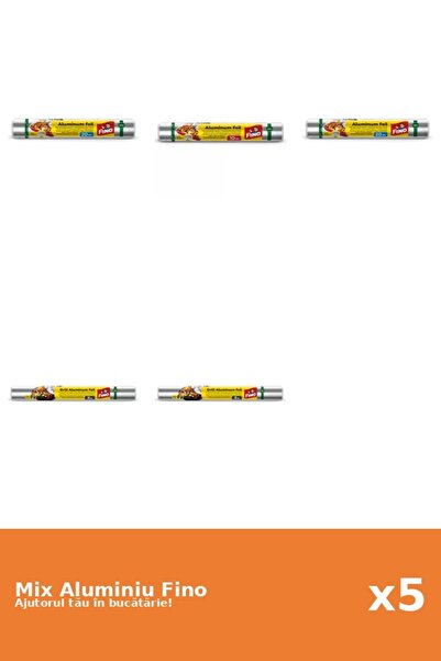 Fino Set 5 Aluminiu Fino: 2x 20 m, 1x 10 m, 2x 8 m