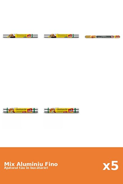 Fino Set 5 Aluminiu Fino: 3x 8 m, 2x 10 m