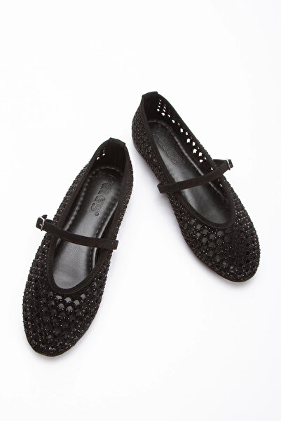 Satenora حذاء موكاسين أسود مقطوع بالليزر من بيور كيرملد