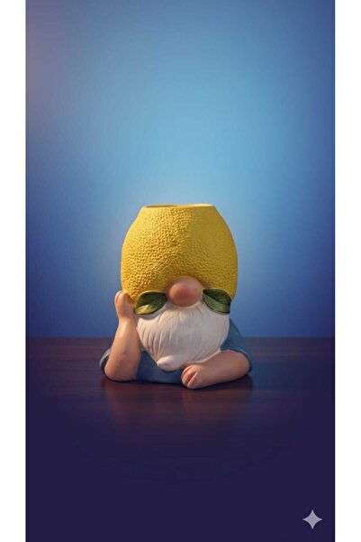 OEM Ghiveci Decorativ „Gnom Lămâie”