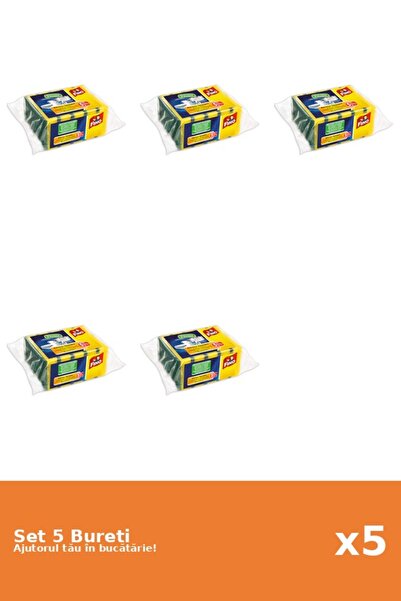 Fino Set of 5 Kitchen Sponges, 5 pcs
