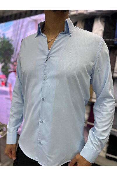 PASSERO Slim Fit V-Neck Cold Print Lycra