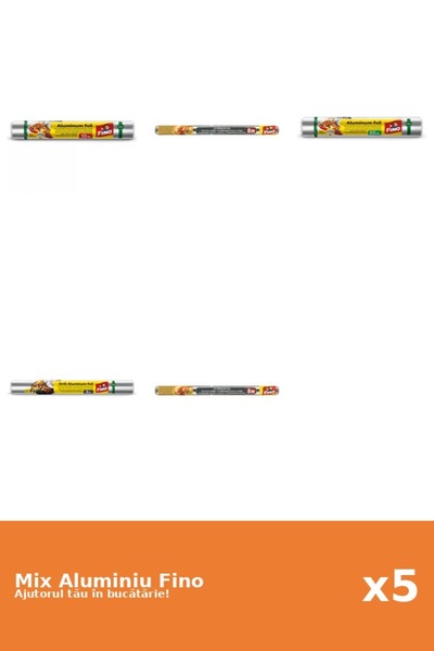 Fino Set 5 Aluminiu Fino: 1x 10 m, 3x 8 m, 1x 30 m