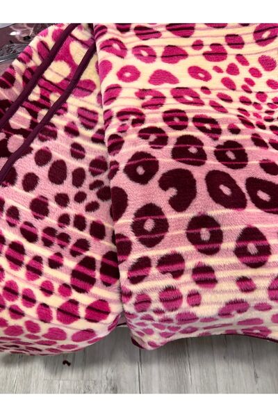 F.ACAR HOME COLLECTİON Pembe Çift Kişilik Battaniye