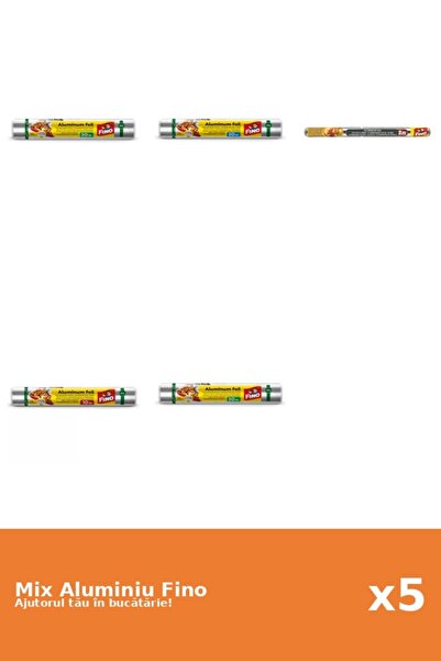 Fino Set 5 Aluminiu Fino: 2x 30 m, 1x 20 m, 1x 8 m, 1x 10 m