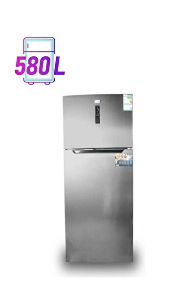 Icone ثلاجة - 18.6 قدم مكعب (527 لترًا)، تصميم أنيق بلون الفولاذ، سعة تخزين ع...