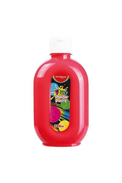 KEYROAD Keyroad tempera colors, 300ml, FLUORESCENT RED