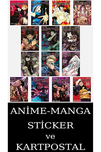 Gerekli Şeyler Yayıncılık Jujutsu Kaisen 3-4-5-6-7-8-9-10-11-12-13-14-15-16 M...