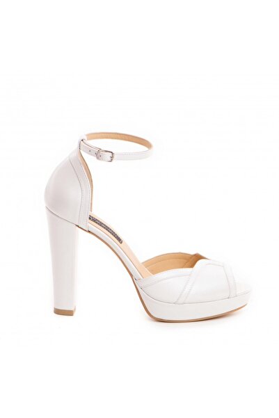 The 5th Element Sandale mireasa piele naturala Alb Anya