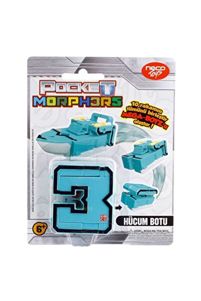 Pocket Morphers Dönüşebilen Numaralar No 3 Hücum Botu