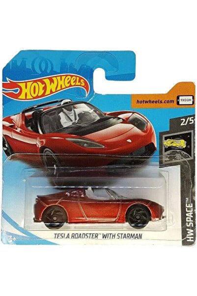 HOT WHEELS Starman ile Tesla Roadster - HW Space 2/5 - FYD29 - Kısa Kart - Ma...