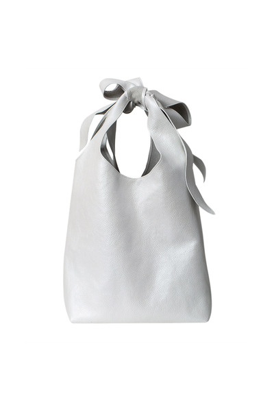 LAURA OLARU SACK Bag Pearl White