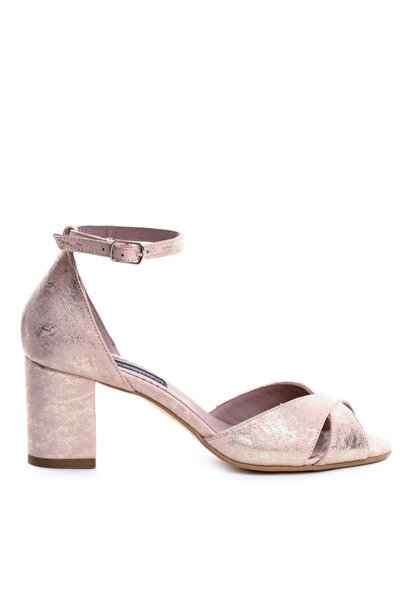 The 5th Element Sandale mireasa piele naturala Rose gold Lotus