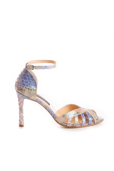 The 5th Element Bleu Rendez Vous natural leather sandals