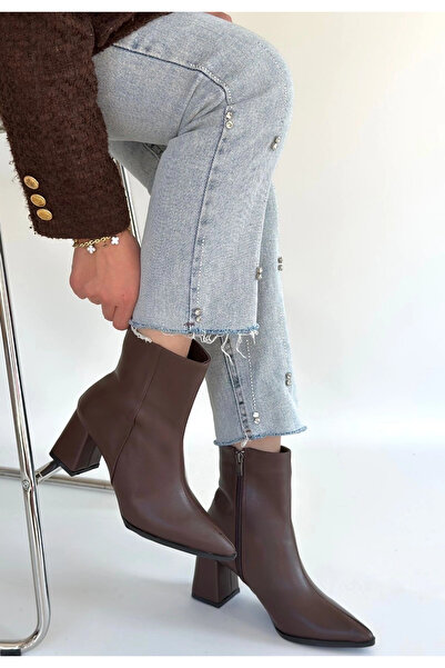 Alfanora Oter Brown Leather Heeled Boots